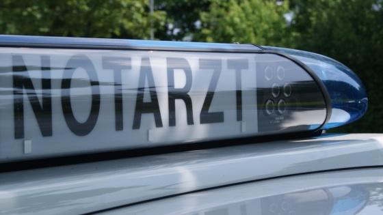 Blaulichbalken Schriftzug Notarzt
